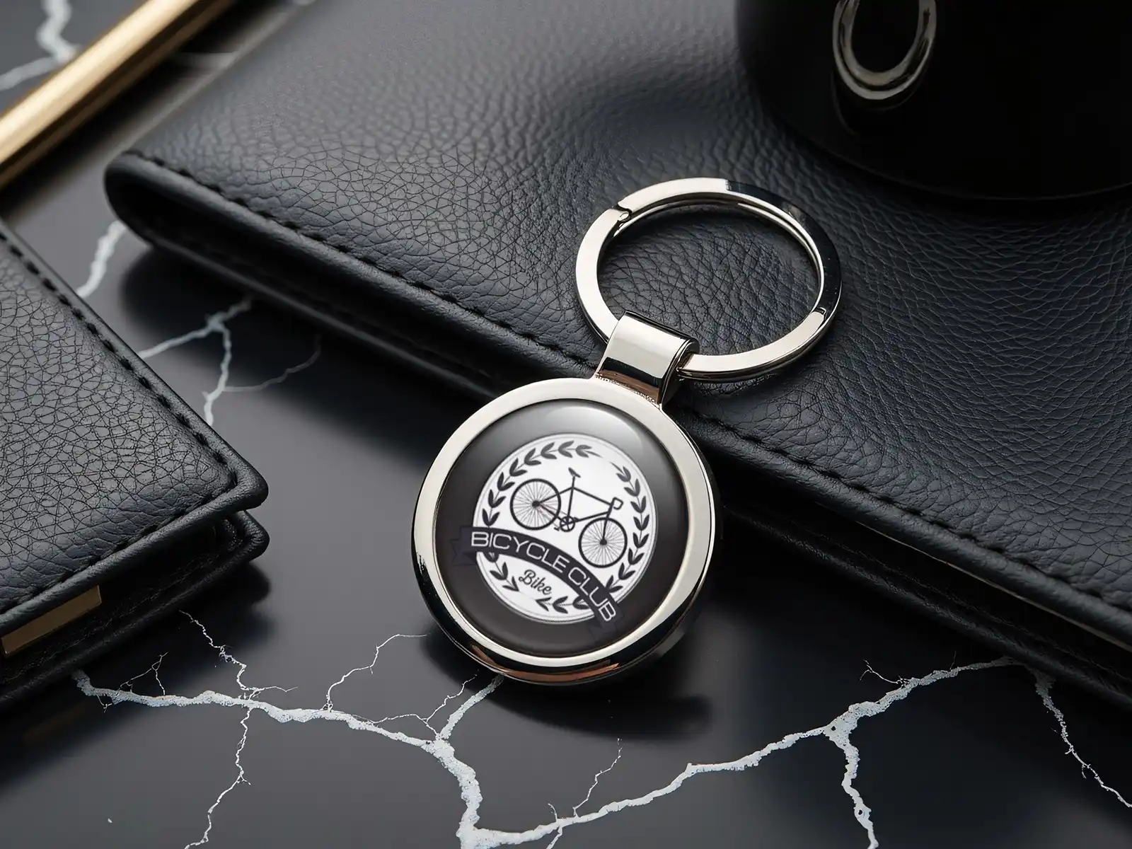 Keychain Max Style Stainless Steel Finish